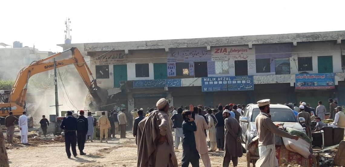 CDA ICT Jointly Carried Out Anti Encroachment Operation On G T Road