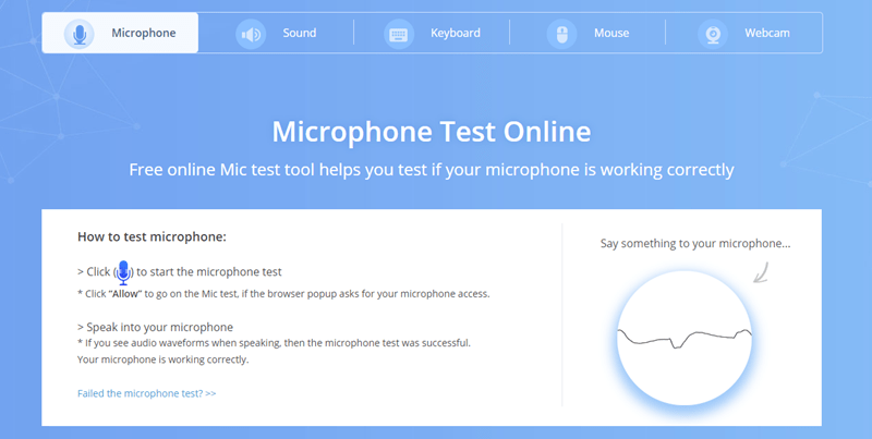 Free Online Mic Test Tool