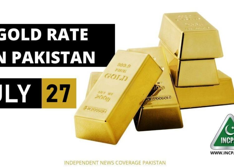 Gold Rate In Pakistan Today January Incpak