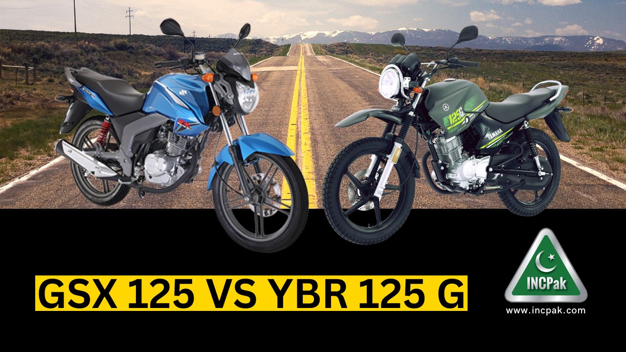 Suzuki GSX 125 Vs Yamaha YBR 125 G Brief Comparison INCPak