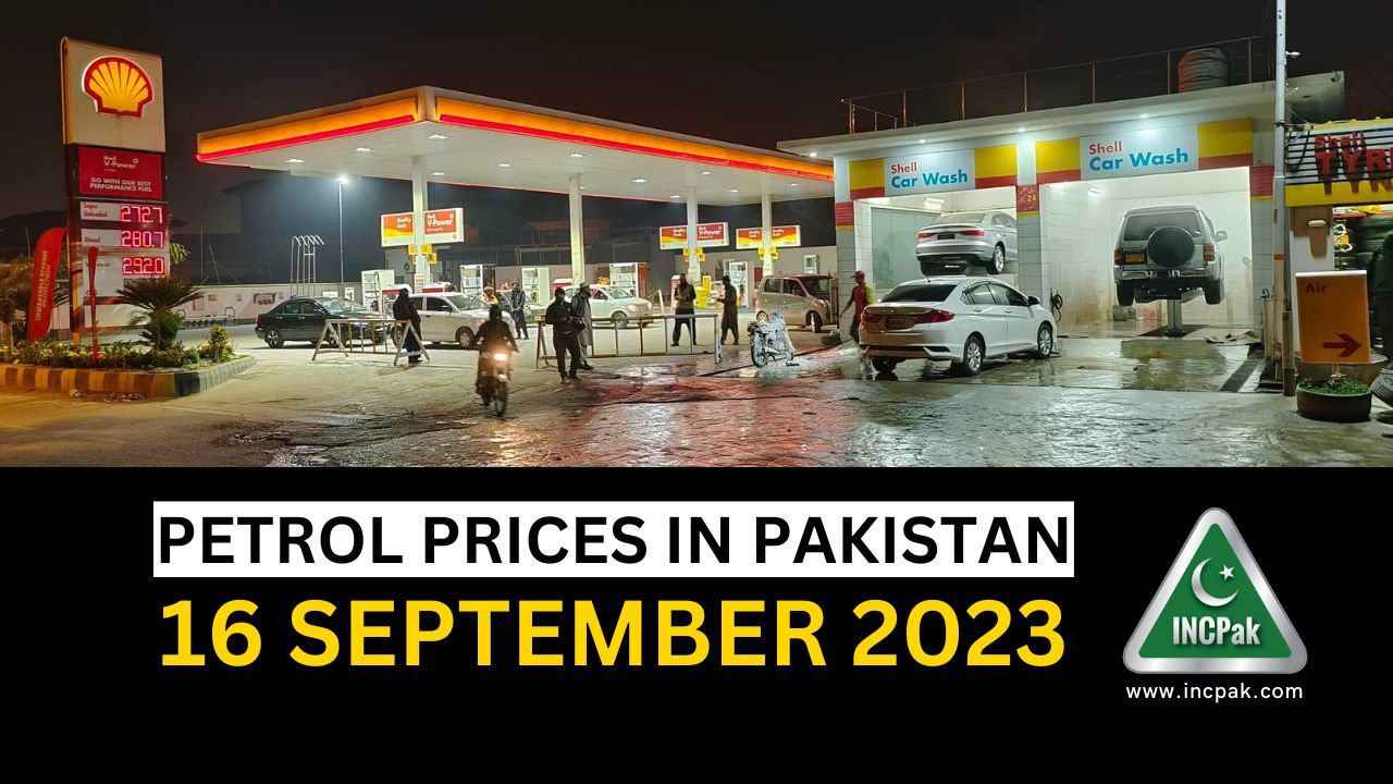 Latest Petrol Prices In Pakistan September Incpak