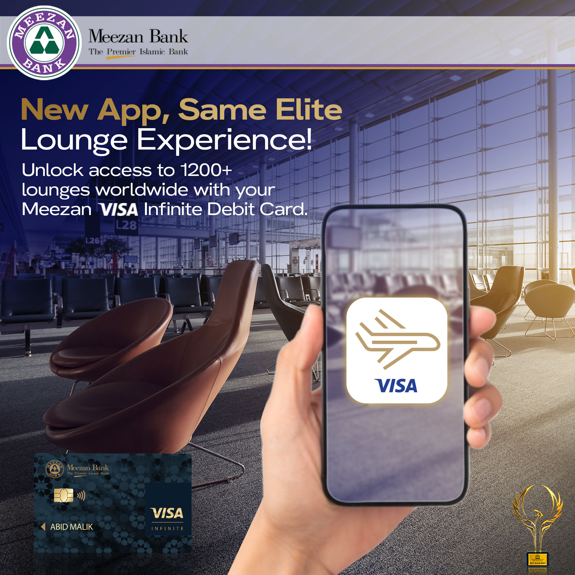 Meezan Banks Visa Infinite Debit Card Premium Travel Perks Global