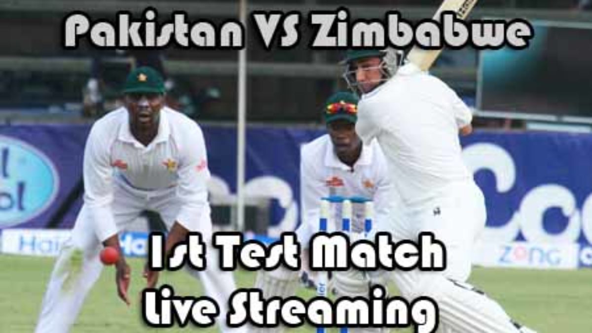 Pakistan Vs Zimbabwe 1st Test Match Live Streaming