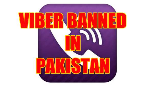 Viber banned in Pakistan