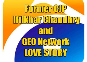 Former CJP Iftikhar Chaudhry and GEO Network