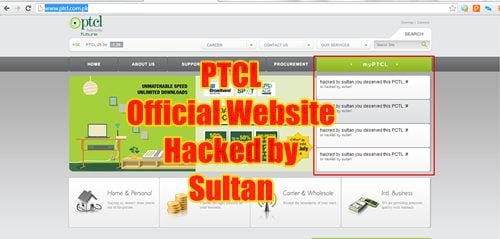 PTCL official website