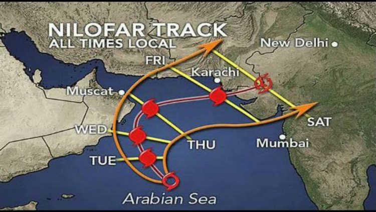 Cyclone Nilofar