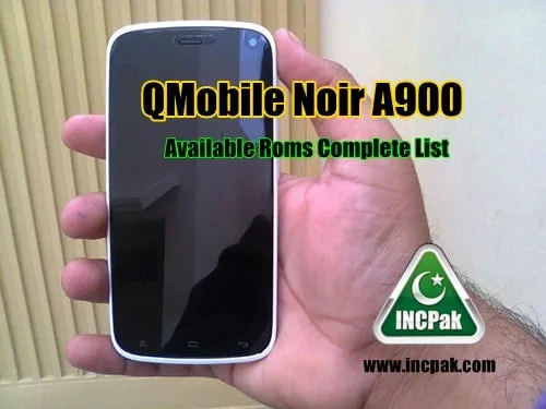 Qmobile Noir A900 Roms