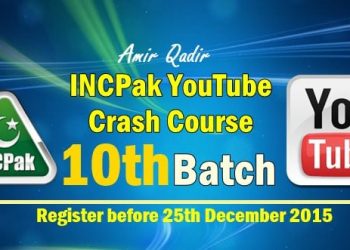 INCPak Youtube Crash Course