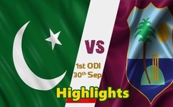 Pakistan vs West Indies 1st ODI Highlights