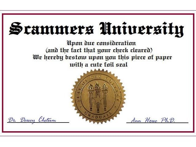 Fake Diplomas