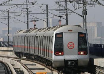 Delhi metro train