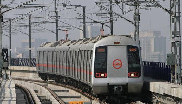 Delhi metro train