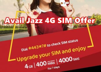 Jazz 4G SIM Offer