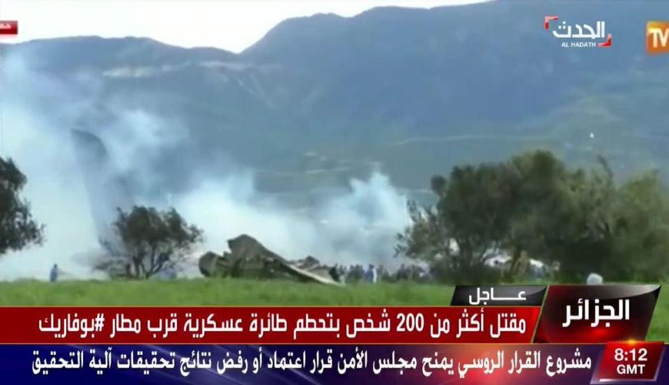 A PLANE crash in Algeria