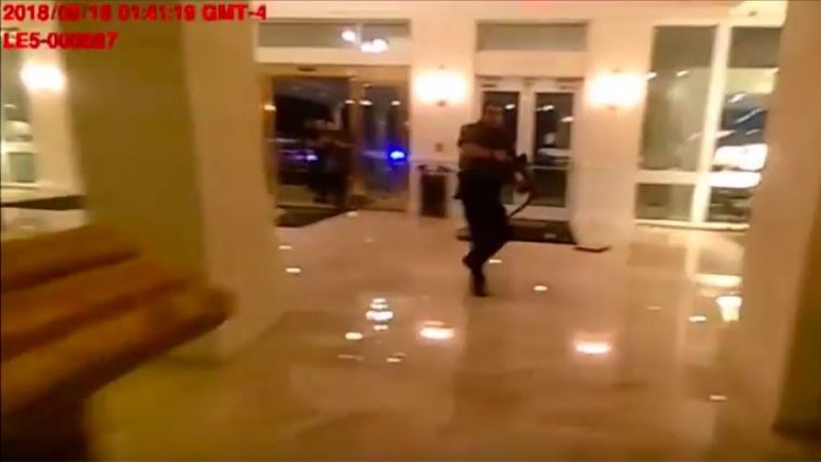 Trump hotel shootout