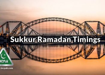 Sukkur Ramadan Timings 2018