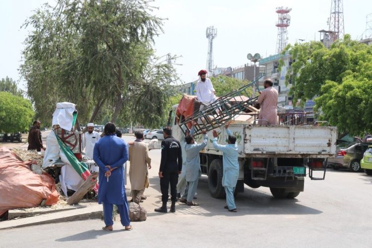 anti encroachment drive in G-11 Markaz