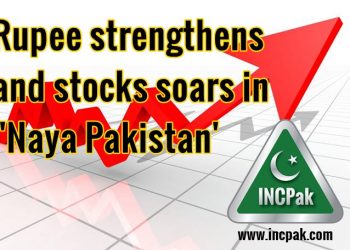 Rupee strengthens US Dollar and stocks soars in 'Naya Pakistan'