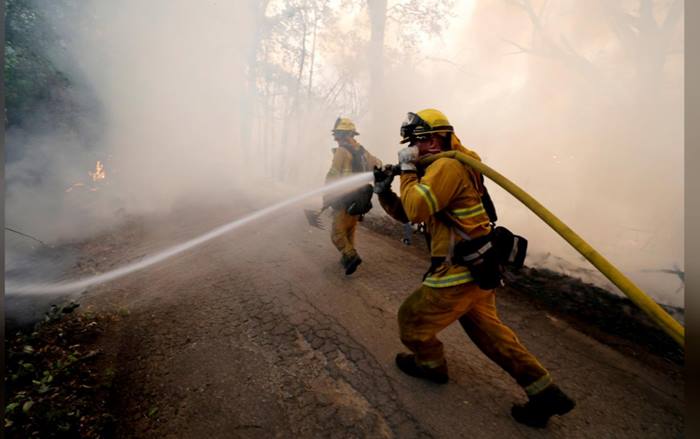 wildfire in California