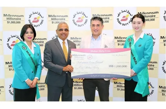 $1 million won by Pakistani in Dubai Duty Free raffle