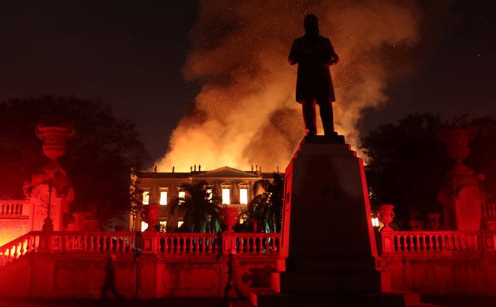 National Museum of Brazil hit by massive fire