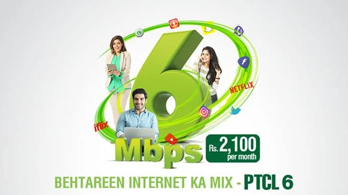 PTCL Launches 6 Mbps package