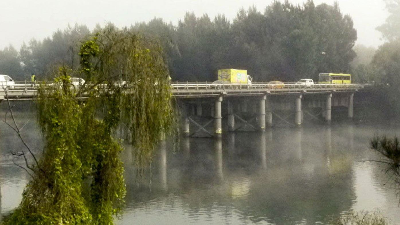 Windsor Bridge from where victim was thrown off Hawkesbury River 