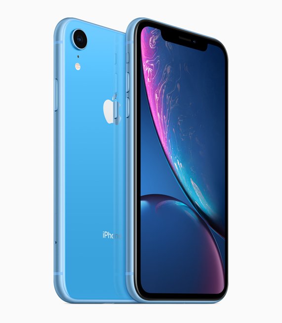 The All new iPhone XR Blue color 