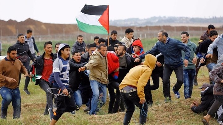 palestinian border Gaza clash