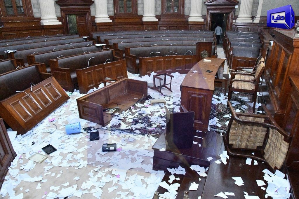 Punjab Assembly floor (Punjab Budget Session) Photo Courtesy:Dunya News