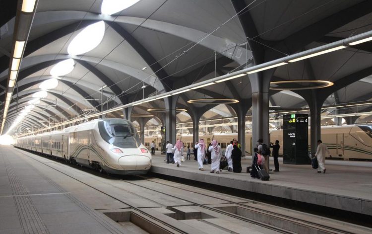 First Flight of Saudi Arabia High Speed Railway Haramain