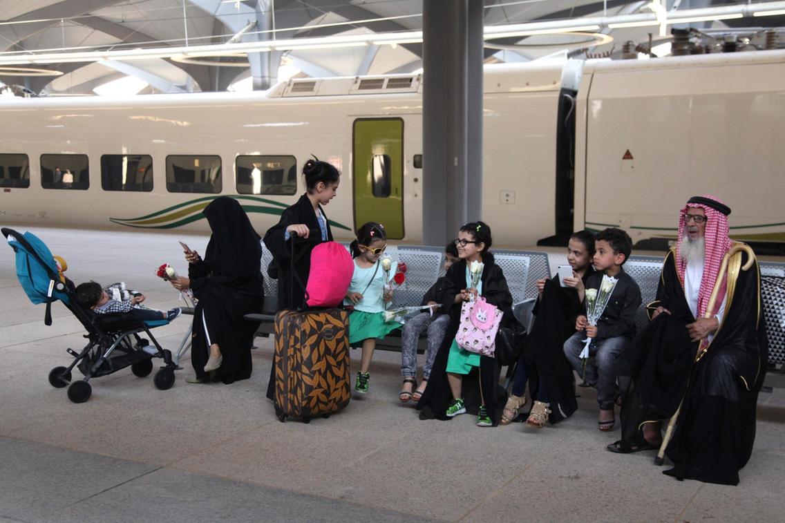 First Flight of Saudi Arabia High Speed Railway Haramain