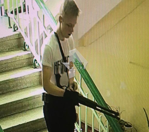 Vladislav Roslyakov Seen with his weapon