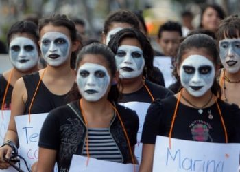 A protest against El Salvador’s abortion laws