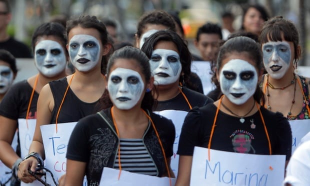 A protest against El Salvador’s abortion laws