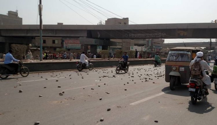 List of Routes/Road Blocked in Karachi / Lahore / Islamabad TLP Protests across country situation remains intense