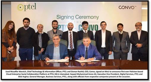 PTCL & Convo Announce First Ever Pakistan-based Cloud Enterprise Social Collaboration Platform