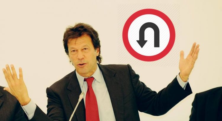 Imran Khan finally admits taking U-Turns