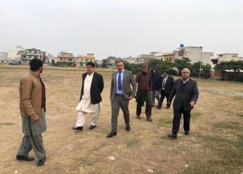 ICT Officials visits River Garden Housing Scheme