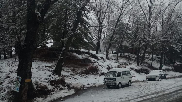 Snowfall in Murree and Adjoining areas