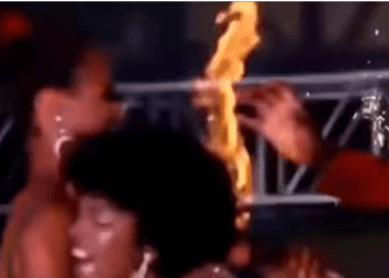 Miss Congo Dorcas Kasinde Hair on Fire -Crowning Moment