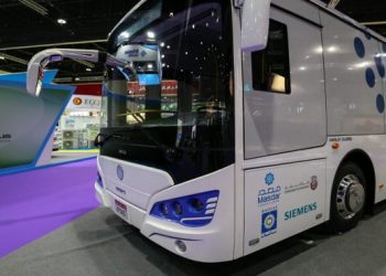 Abu Dhabi's firm launches first all-electric bus