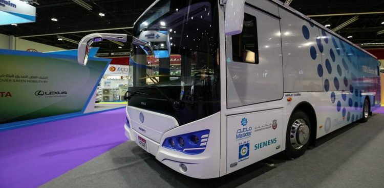 Abu Dhabi's firm launches first all-electric bus