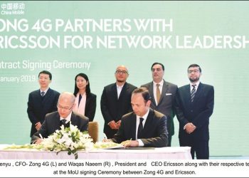 Zong 4G partners with Ericsson for Network Expansion