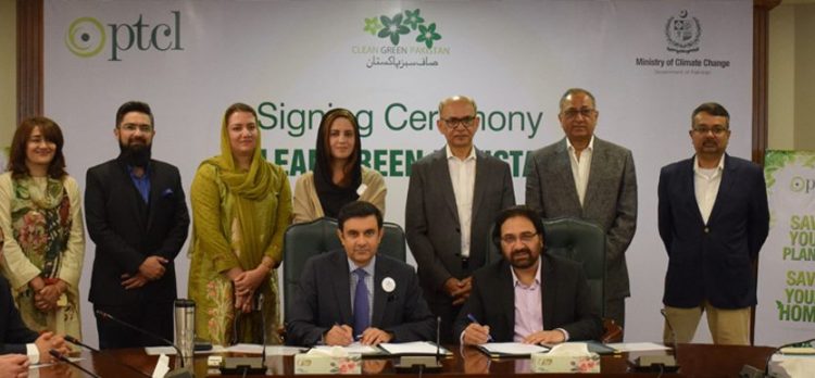 PTCL & Ministry of Climate Change collaborate for a Green Pakistan