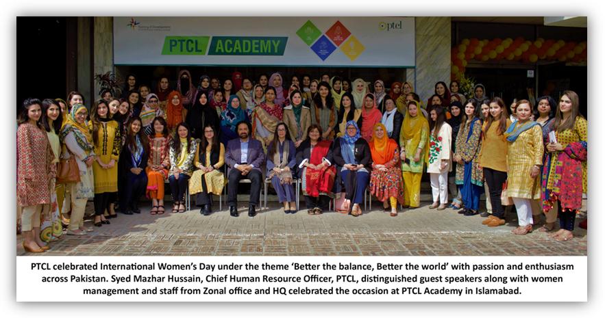 PTCL Celebrates International Women's Day