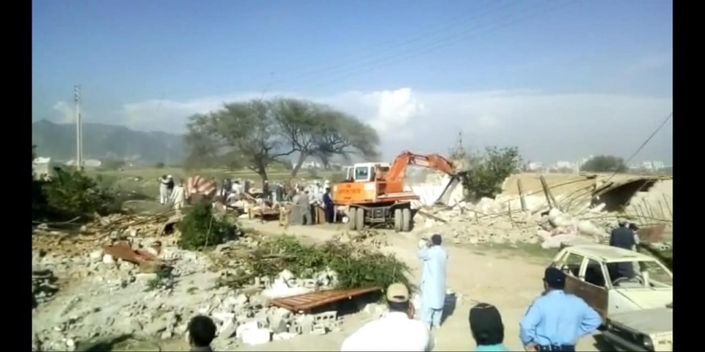 CDA & ICT geared up Anti-Encroachment Operation in Sector E-12