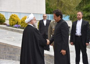 PM Khan receives a warm welcome in Tehran Iran