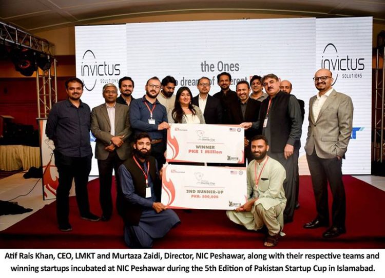 Pakistan-based technology services company, is pleased to announce that National Incubation Center Peshawar startups secured first and third positions in the Pakistan Startup Cup 2018-19,